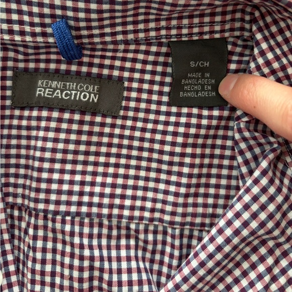 Kenneth Cole Reaction Men’s Button Down Shirt - size S - Picture 7 of 9